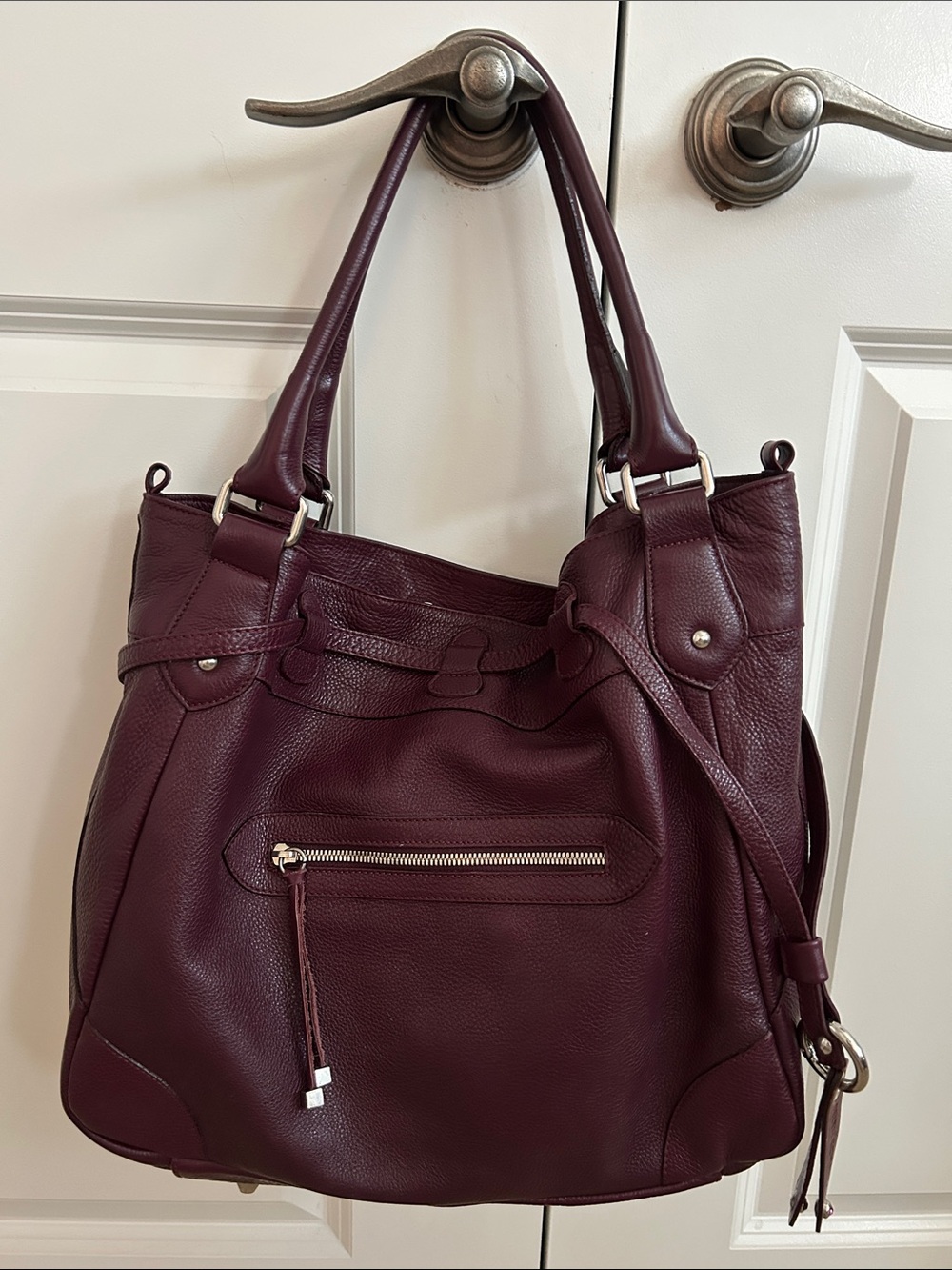 Belen Echandia Leather Handbag